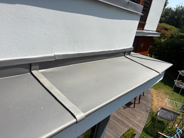 Remplacement de couvertines zinc à Villepreux
